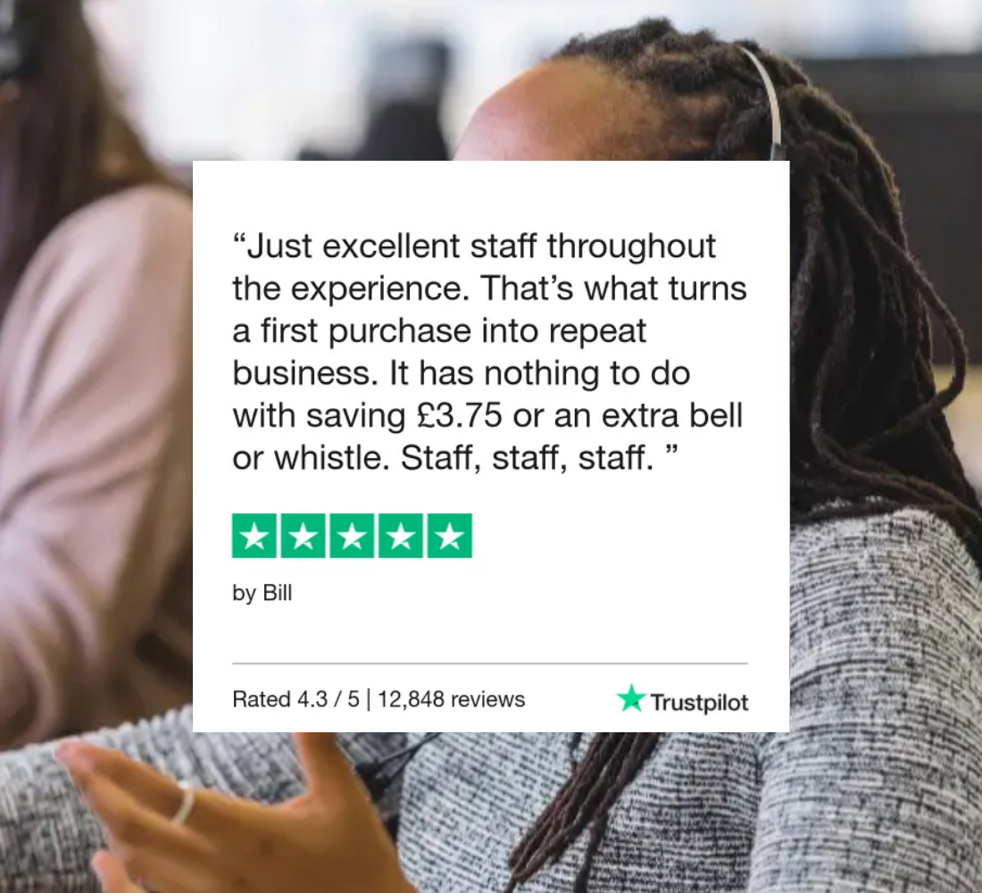 Trustpilot review sterling